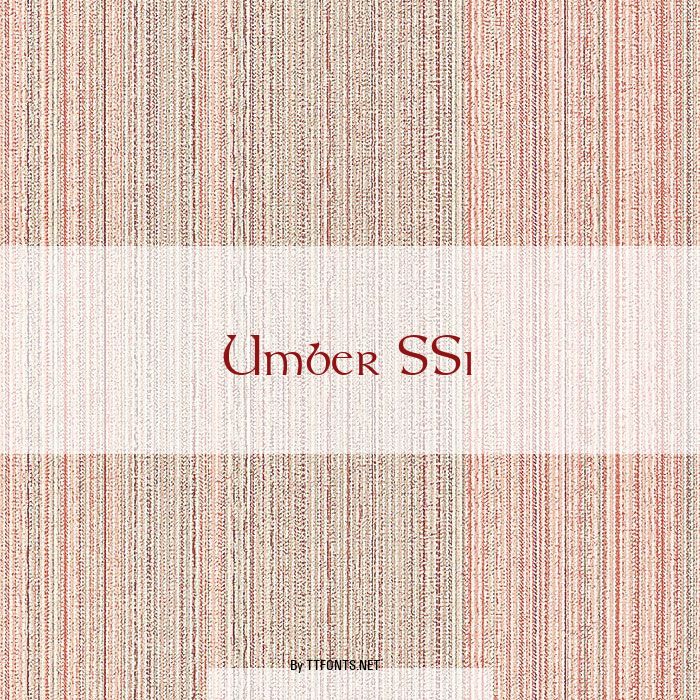 Umber SSi example